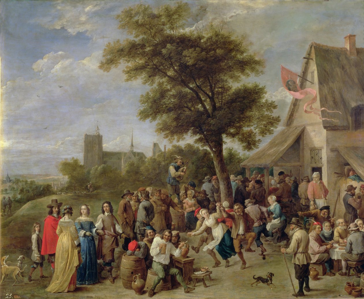 Talonpoikien ilonpito, noin 1650 tekijältä David Teniers the Younger