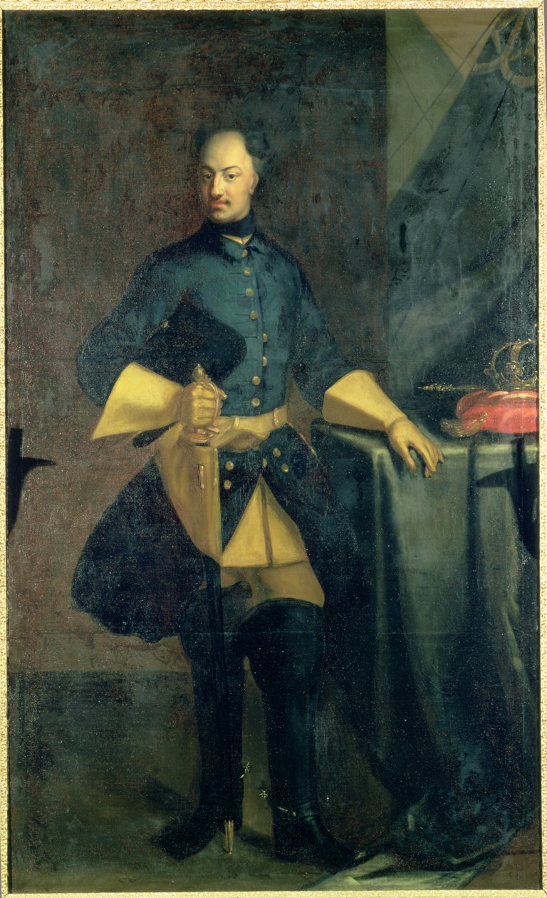 Kuningas Kaarle XII:n muotokuva (1682-1718) tekijältä David von Krafft