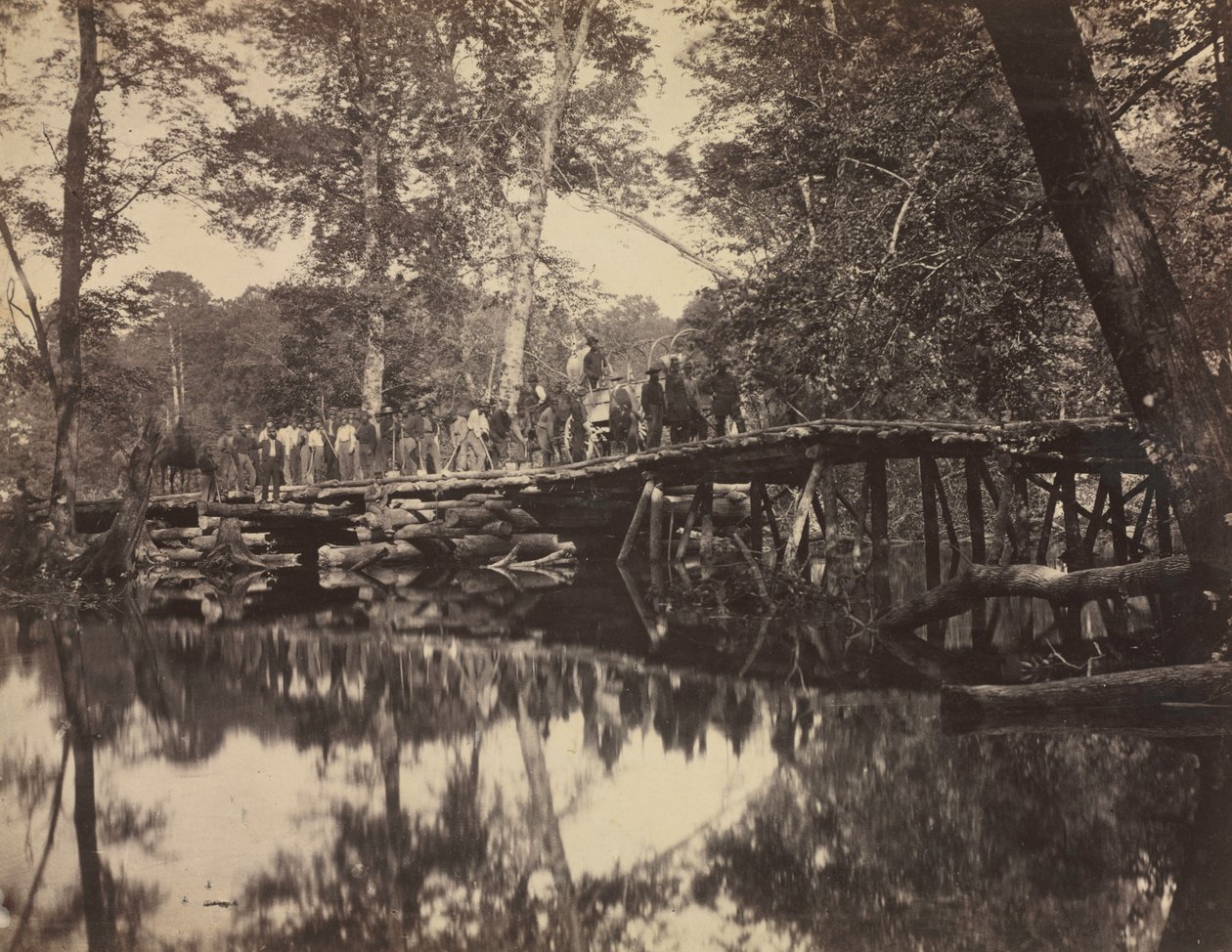 Military Bridge, Across the Chickahominy, Virginia tekijältä David B. Woodbury