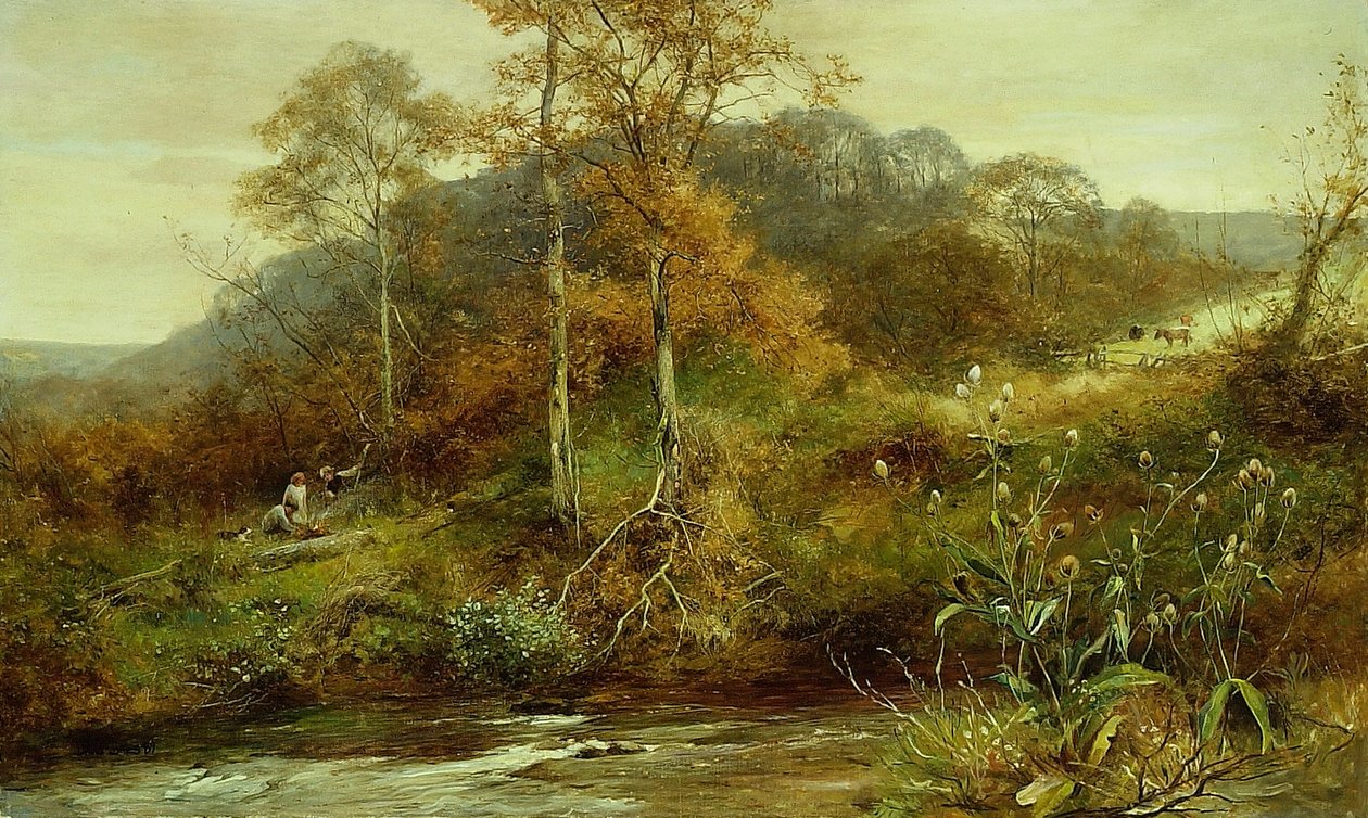 Syksyinen jokikohtaus, The Brook tekijältä David Bates
