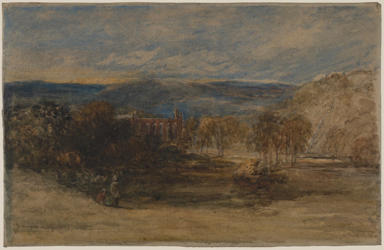 Bolton Abbey, n. 1840-luvun loppu - 1857. tekijältä David Cox