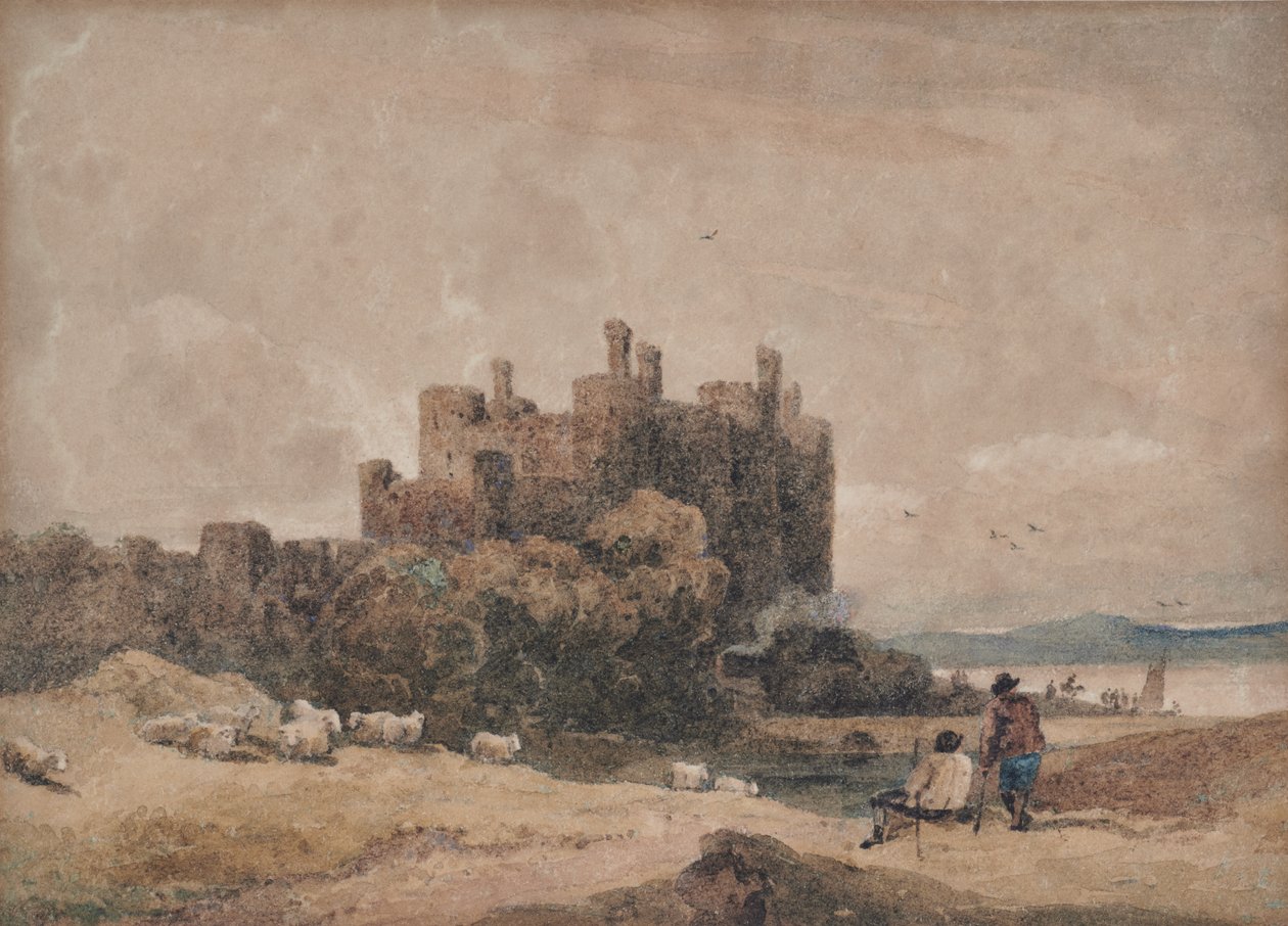 Castell de Conway [3]finès tekijältä David Cox