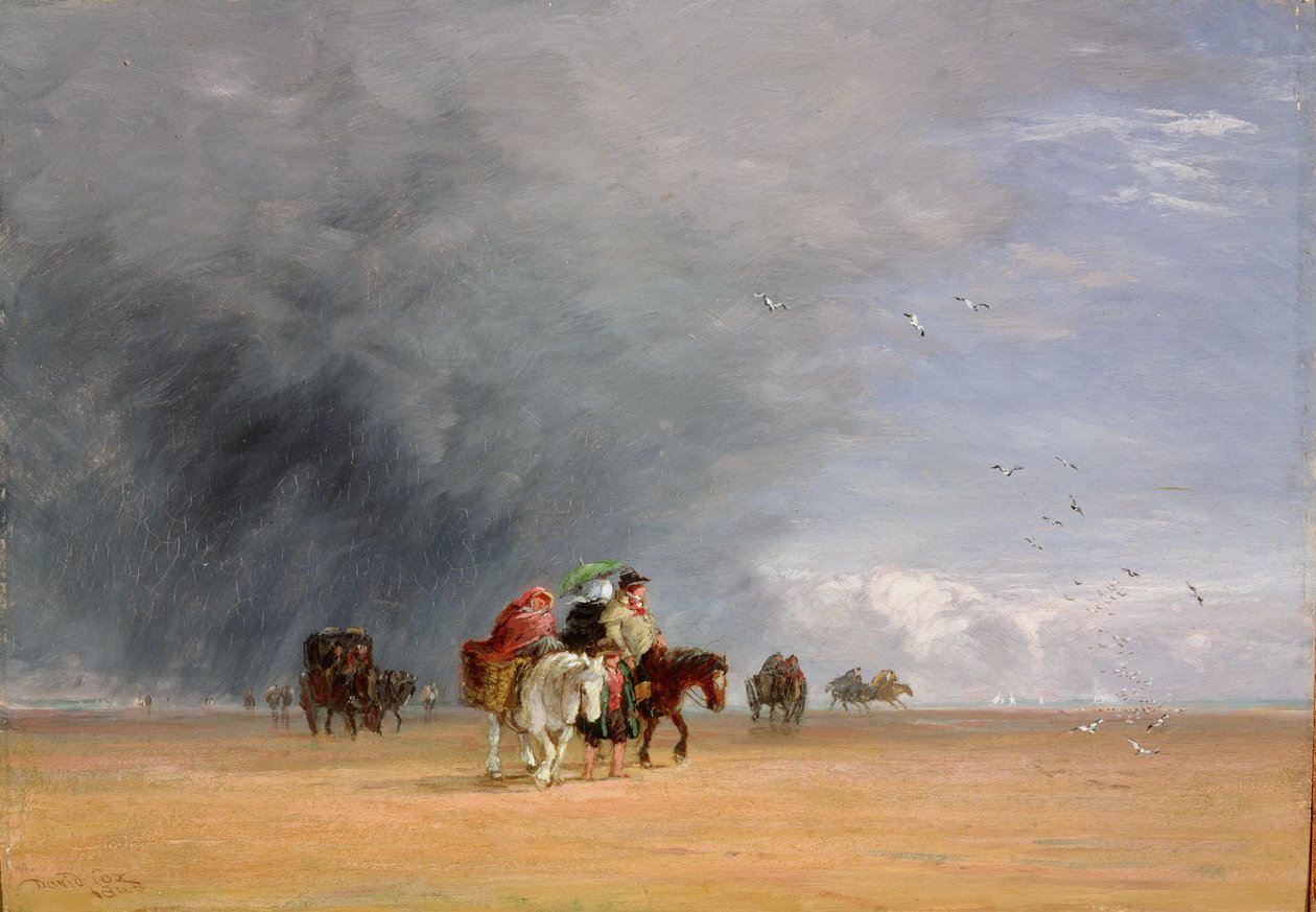 Crossing the Sands, 1848 tekijältä David Cox