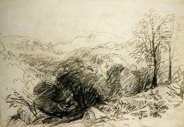 Moel Siabod (liitu paperille) tekijältä David Cox
