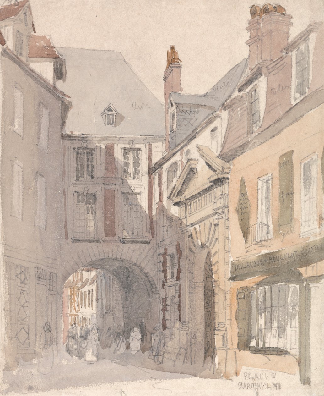 Place St. Barthélemy, Rouen tekijältä David Cox