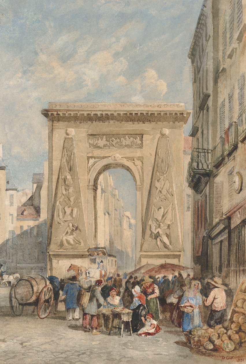Porte Saint Denis, Pariisi tekijältä David Cox