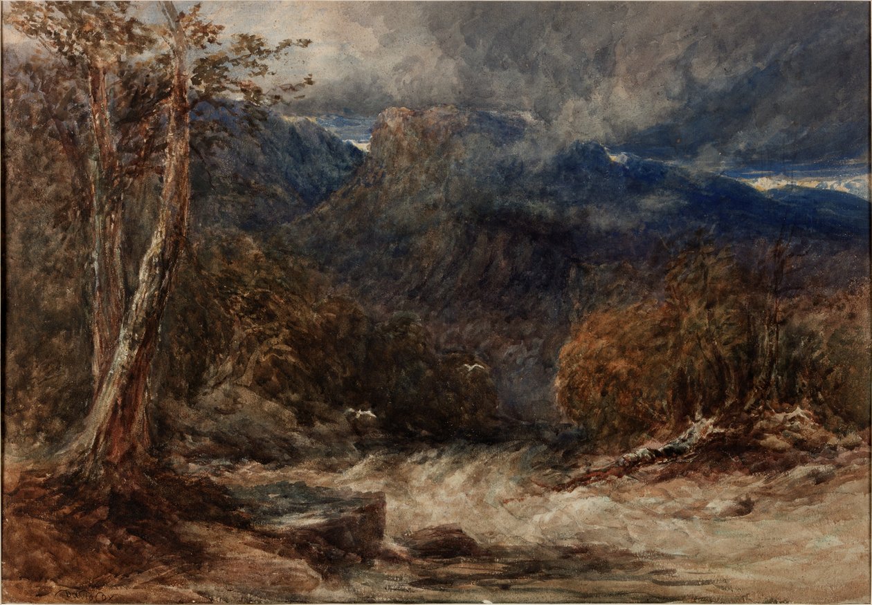 The Meeting of the Waters (vartalonväri) tekijältä David Cox