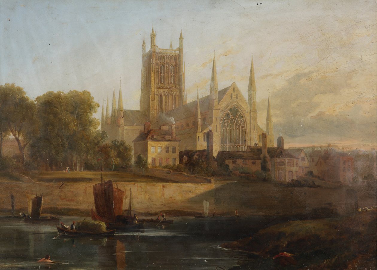 Worcesterin katedraali, Severn-joki tekijältä David Cox