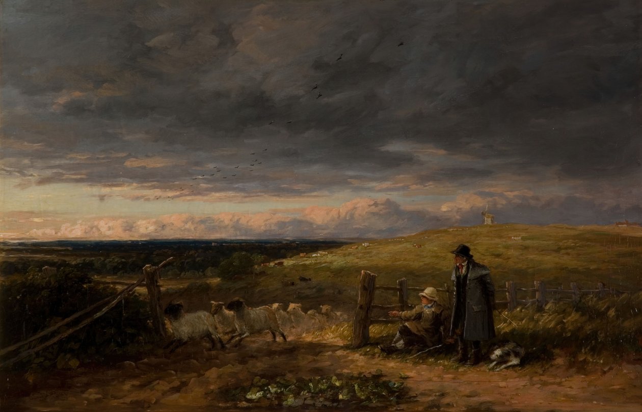 Vaihteleva laitume, 1847. tekijältä David Cox the elder