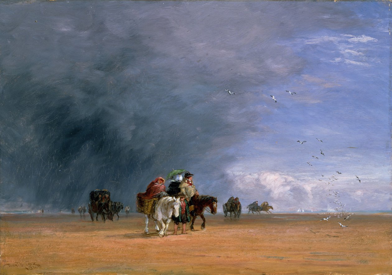 Crossing the Sands, 1848. tekijältä David Cox the elder