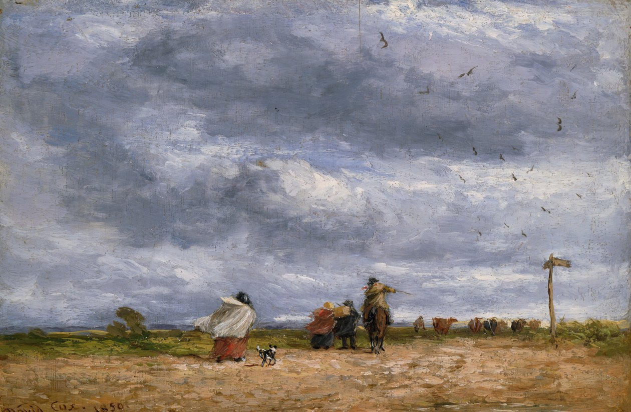 Cross Roads, 1850. tekijältä David Cox the elder