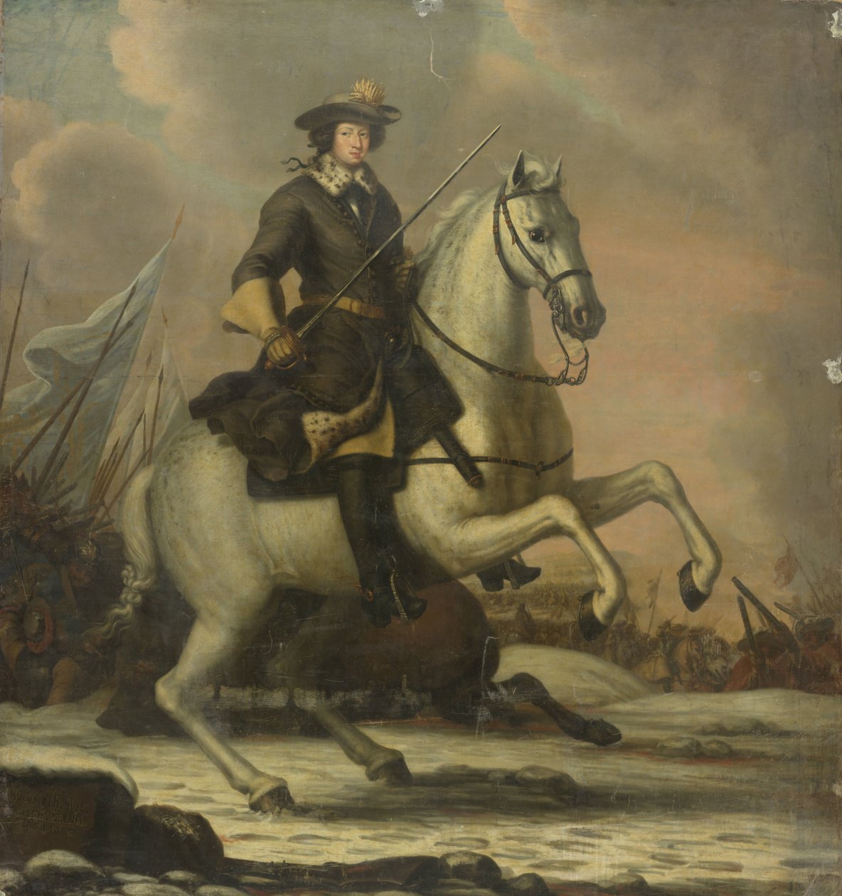 Kaarle XI (1665-97), Ruotsin kuningas tekijältä David Ehrenstrahl