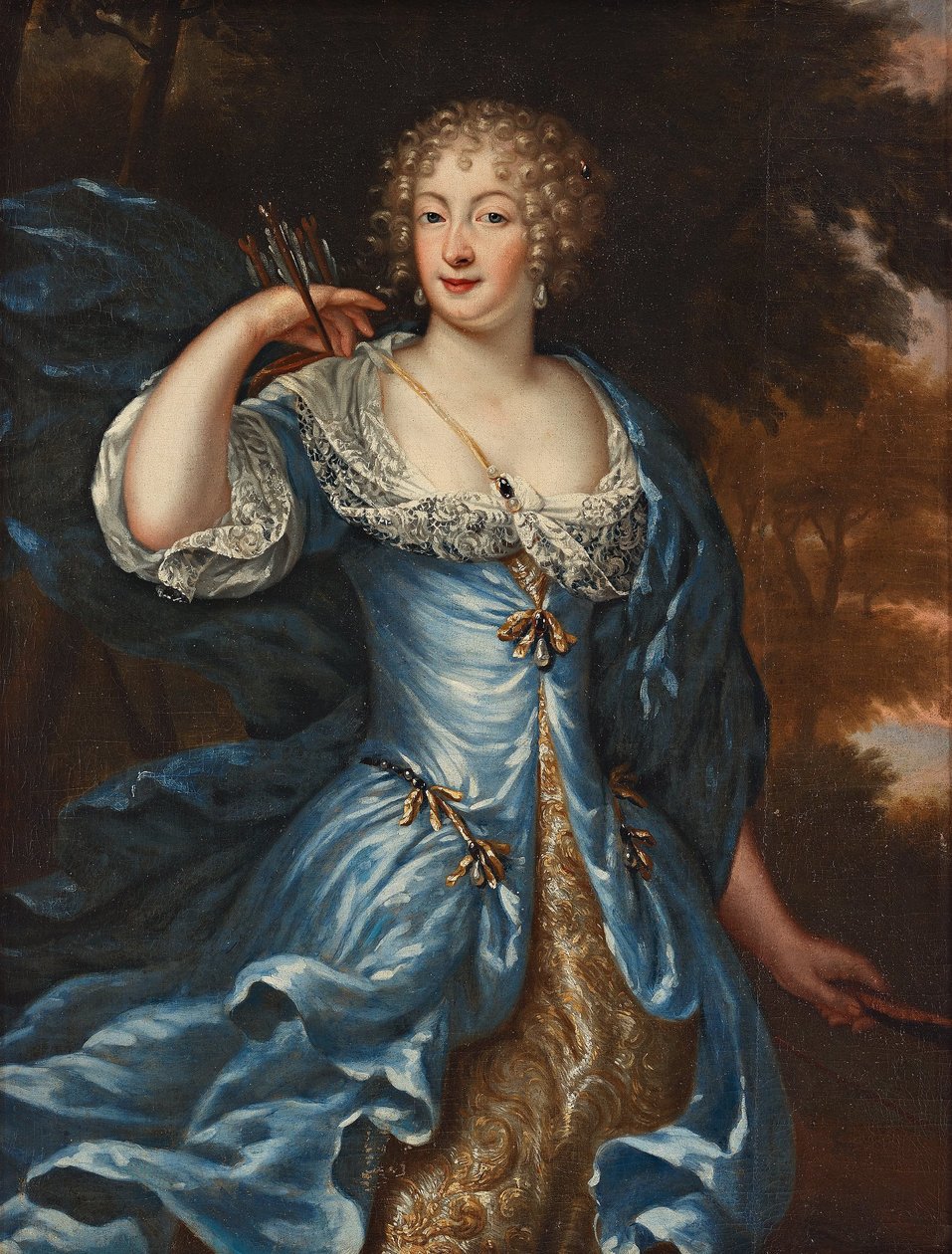 "Elsa Elisabeth Brahe" (1632-1689) tekijältä David Klöcker Ehrenstrahl
