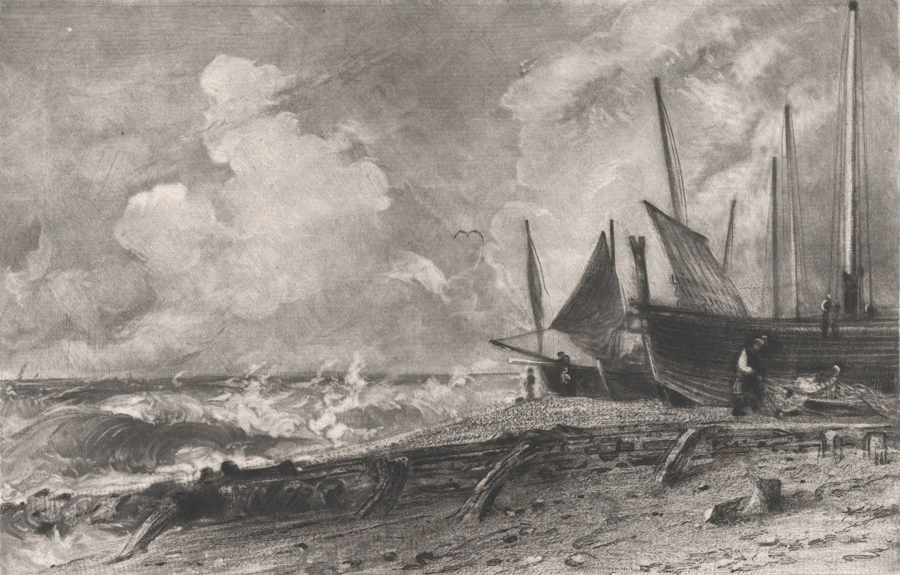 A Sea Beach, 1830. tekijältä David Lucas