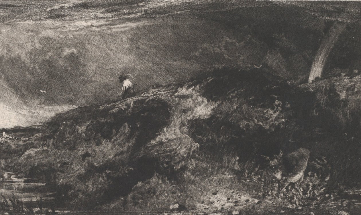 Hampstead Heath, 1829. tekijältä David Lucas