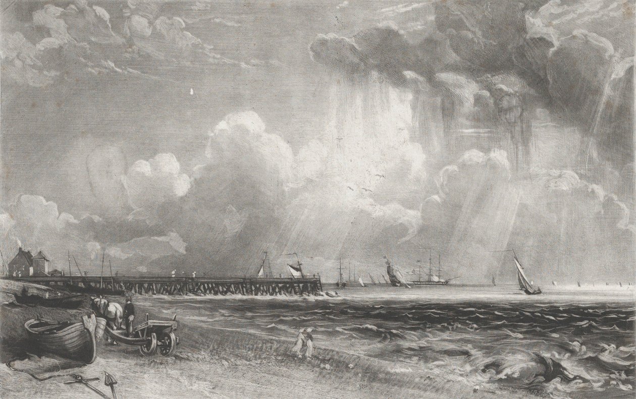 Yarmouth, Norfolk, 1832. tekijältä David Lucas