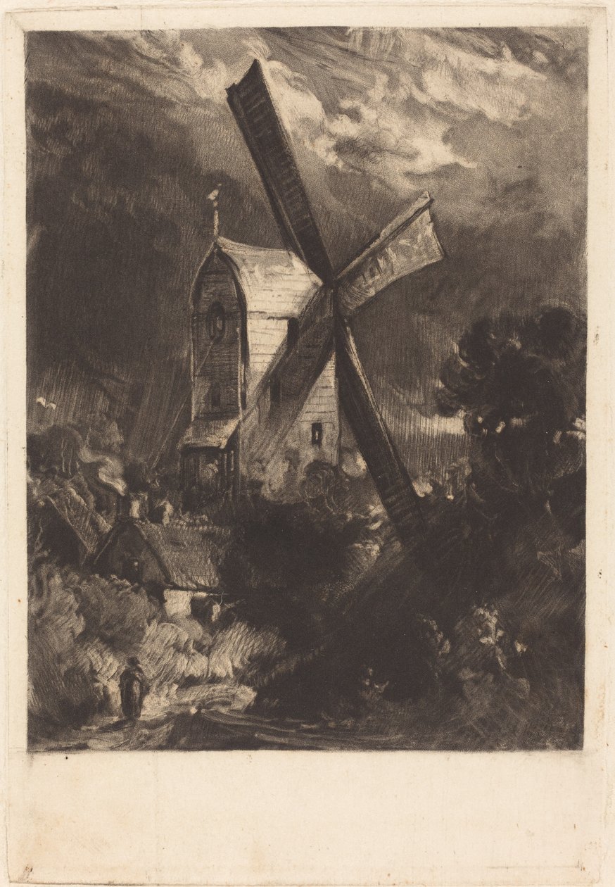 Molí prop de Brightonfinnish tekijältä David Lucas after John Constable