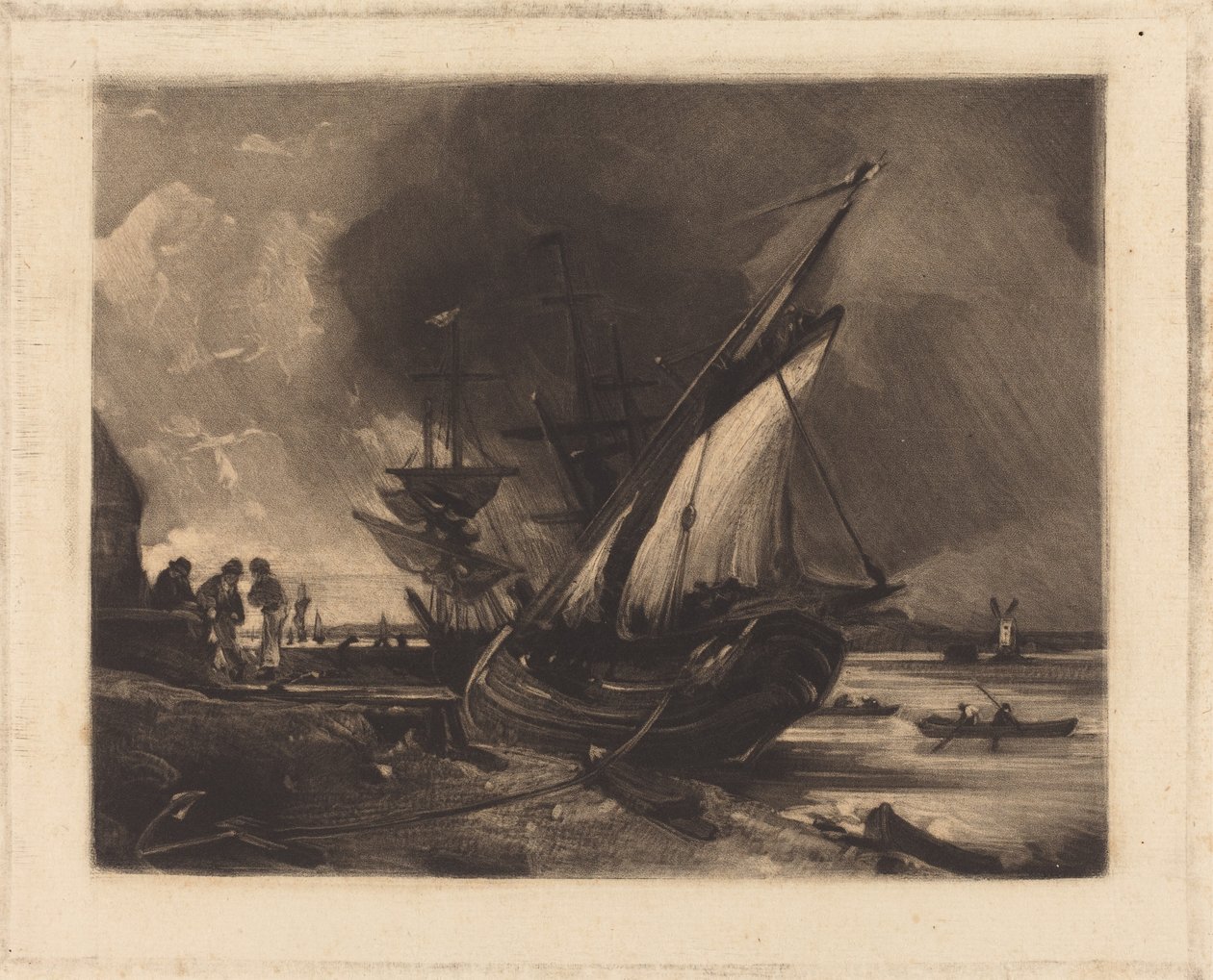 Näkymä Orwellille tekijältä David Lucas after John Constable