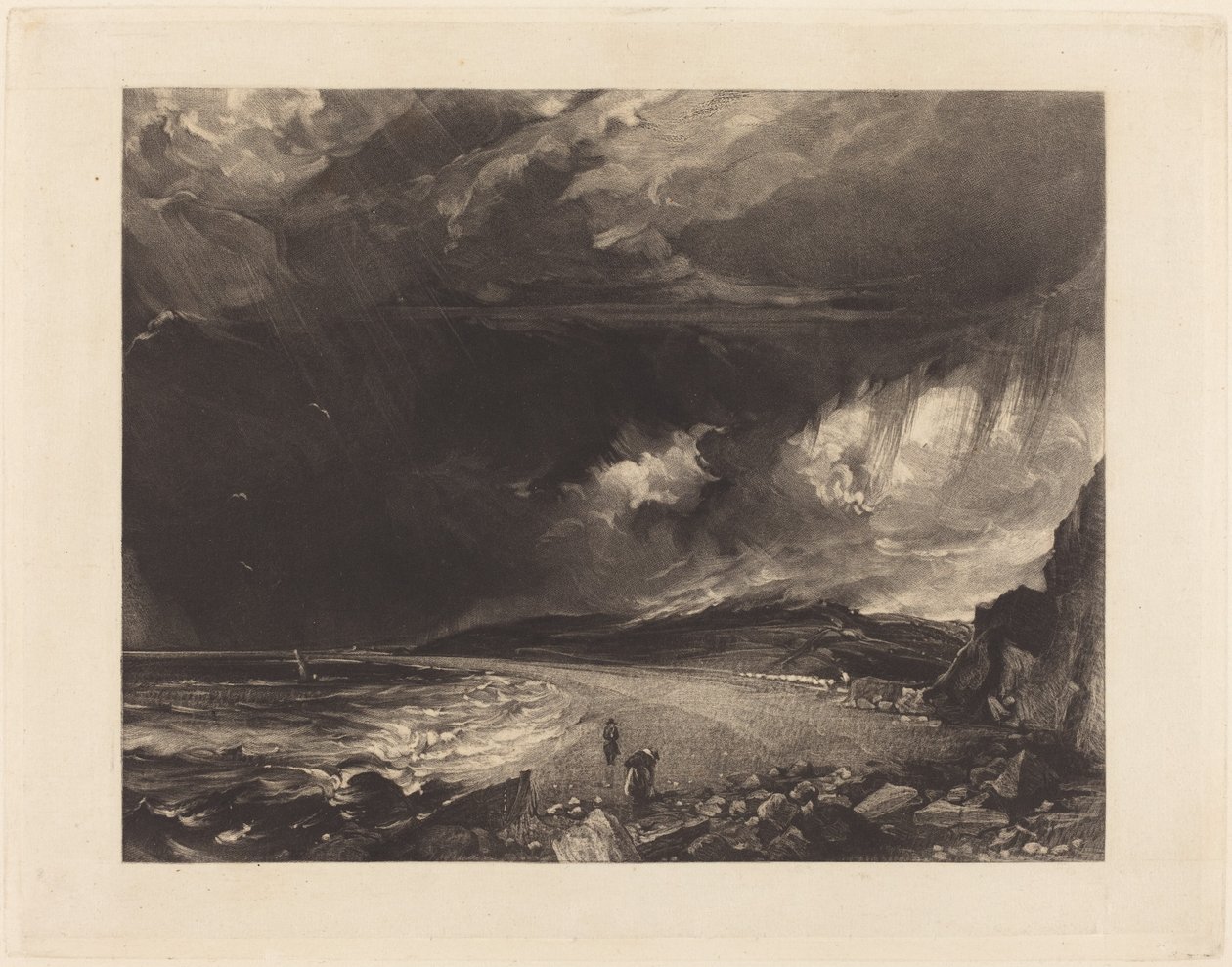 Weymouth Bay tekijältä David Lucas after John Constable