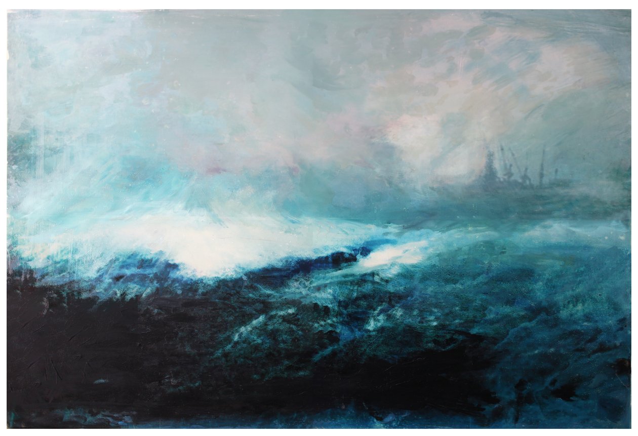 Merimaisema; 2015 Mixed Media puupaneelilla tekijältä David McConochie