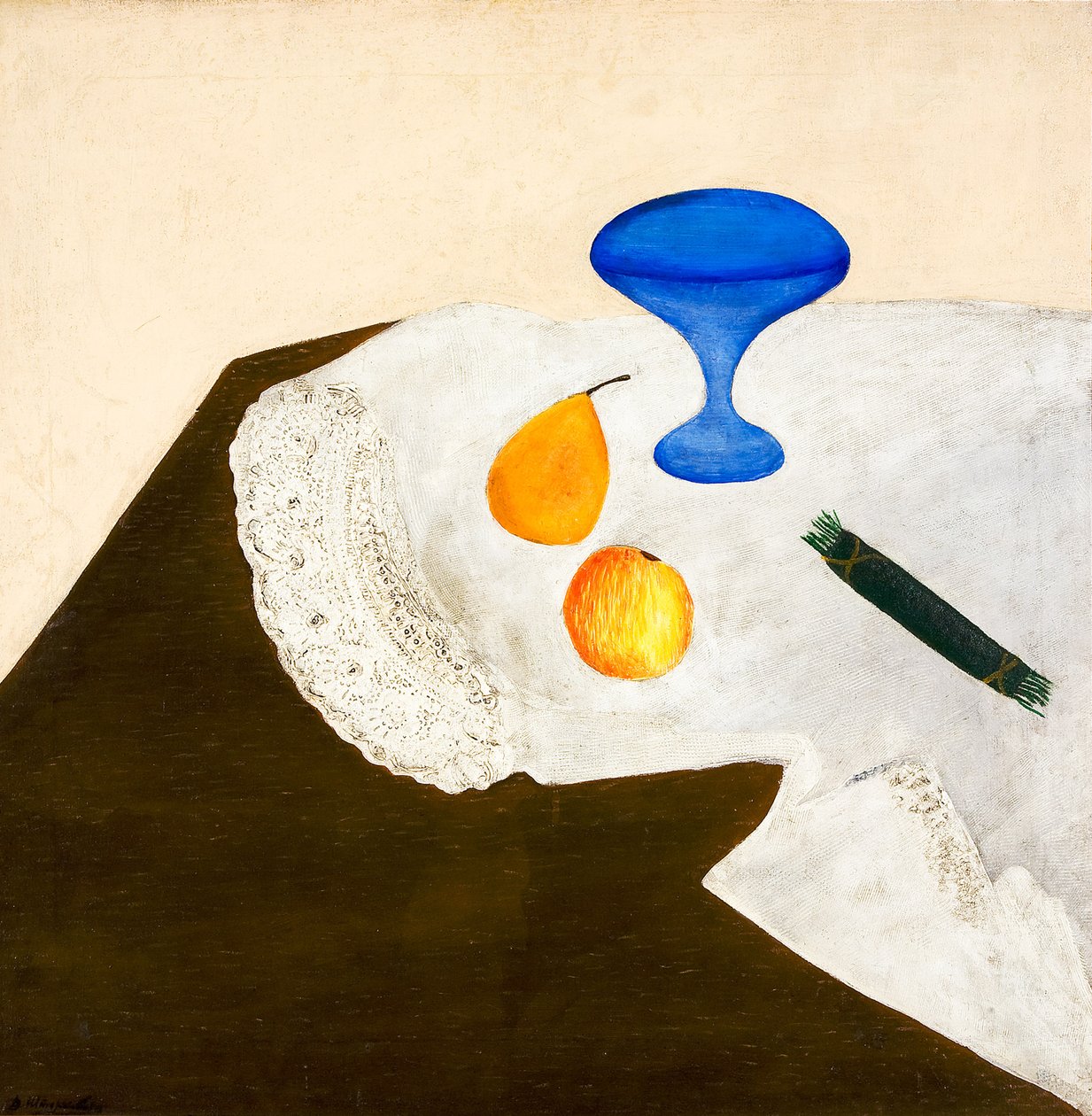 Asetelma sinisellä maljakolla, 1919. tekijältä David Petrovich Sterenberg