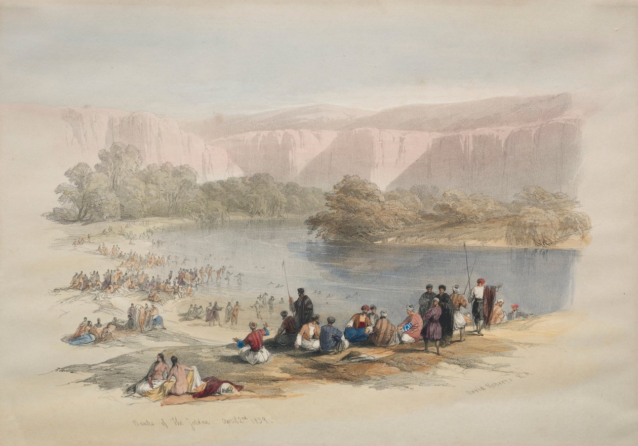 Jordanin pankit, 1839. tekijältä David Roberts