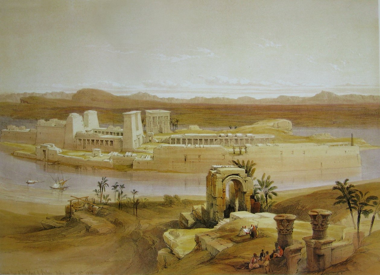 David Roberts Temppelisaari Philae tekijältä David Roberts