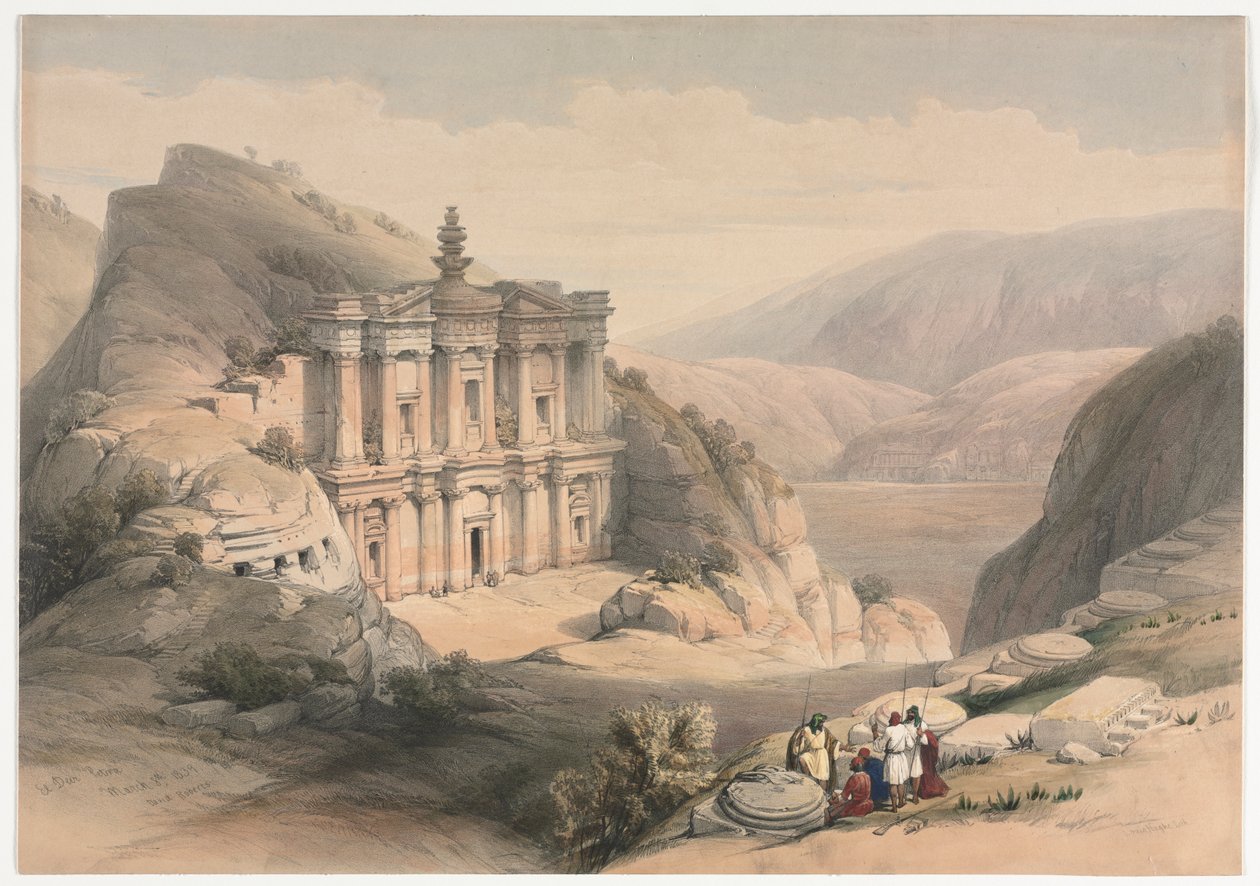 Deir Petra, 1839. tekijältä David Roberts
