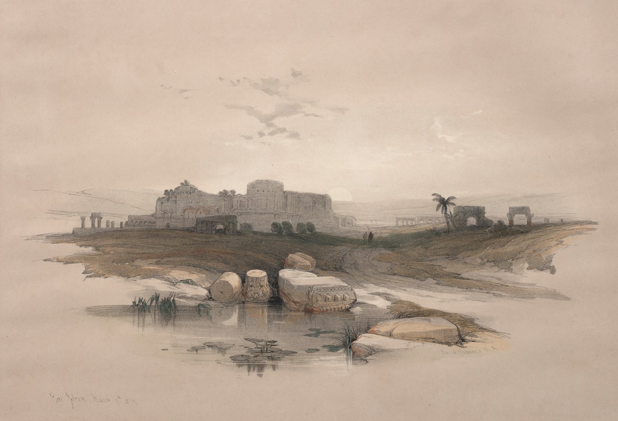 Eleutheropolis tai moderni Beit-Jibrin, 1839. tekijältä David Roberts