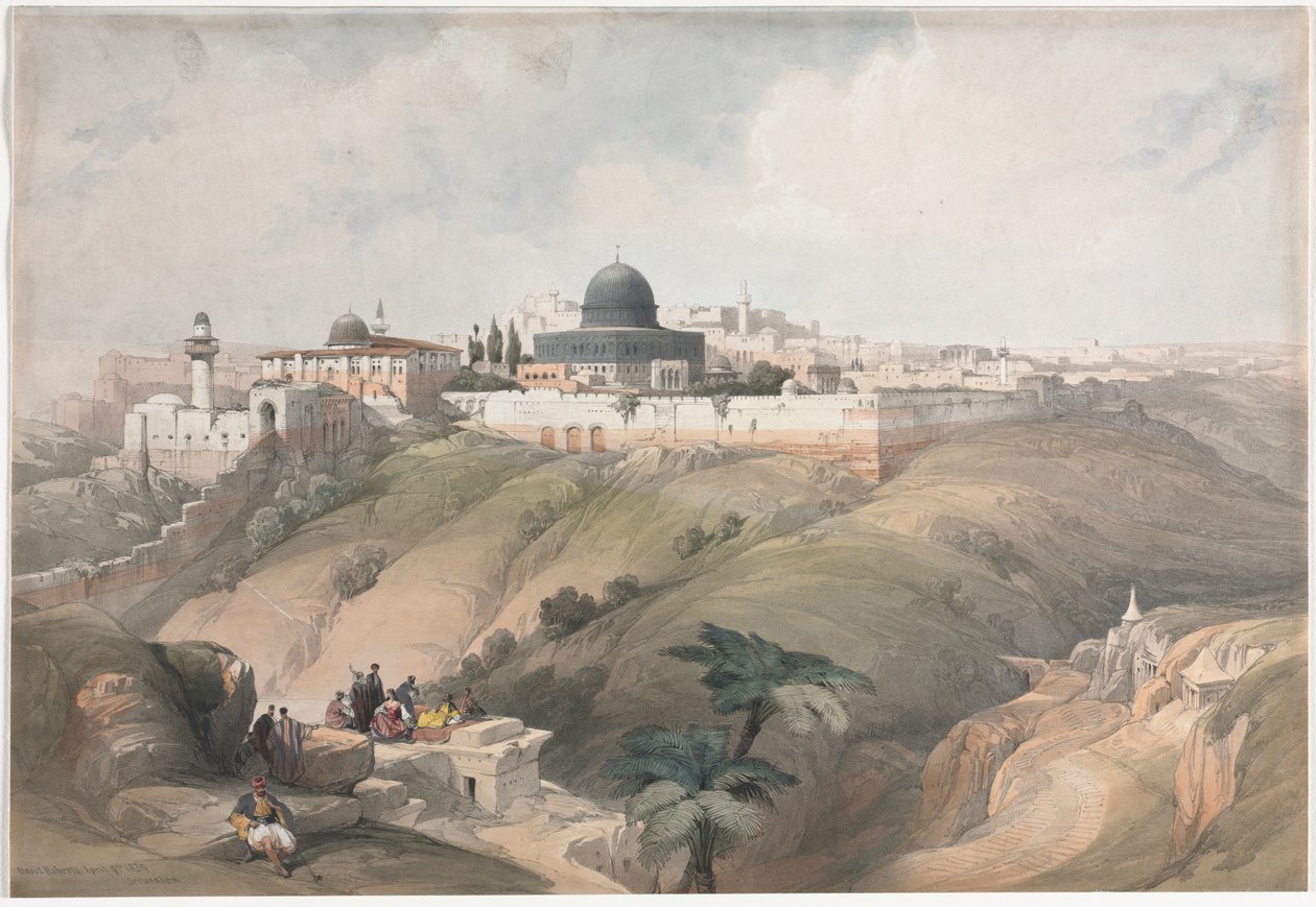 Jerusalem, 1839. tekijältä David Roberts