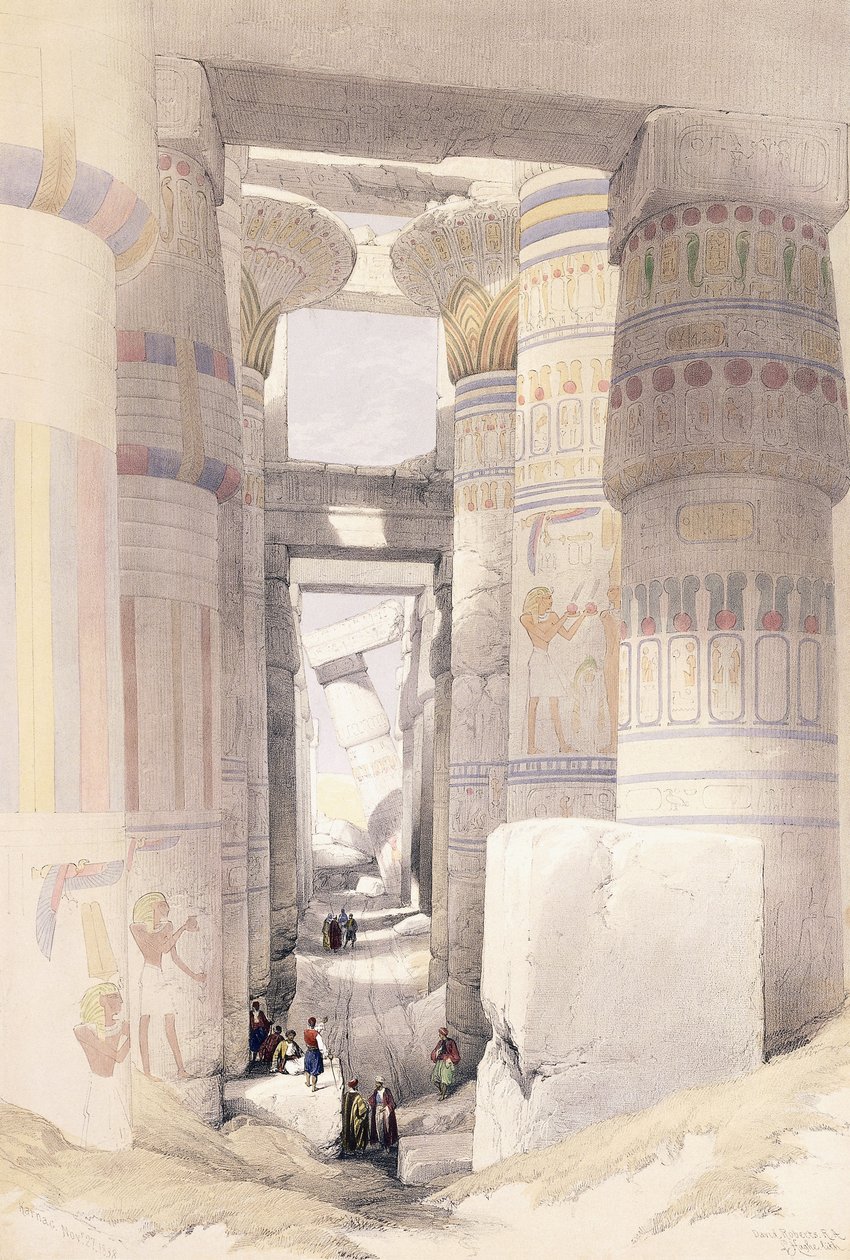 Karnac, 27. marraskuuta 1838, 1842-1849 tekijältä David Roberts