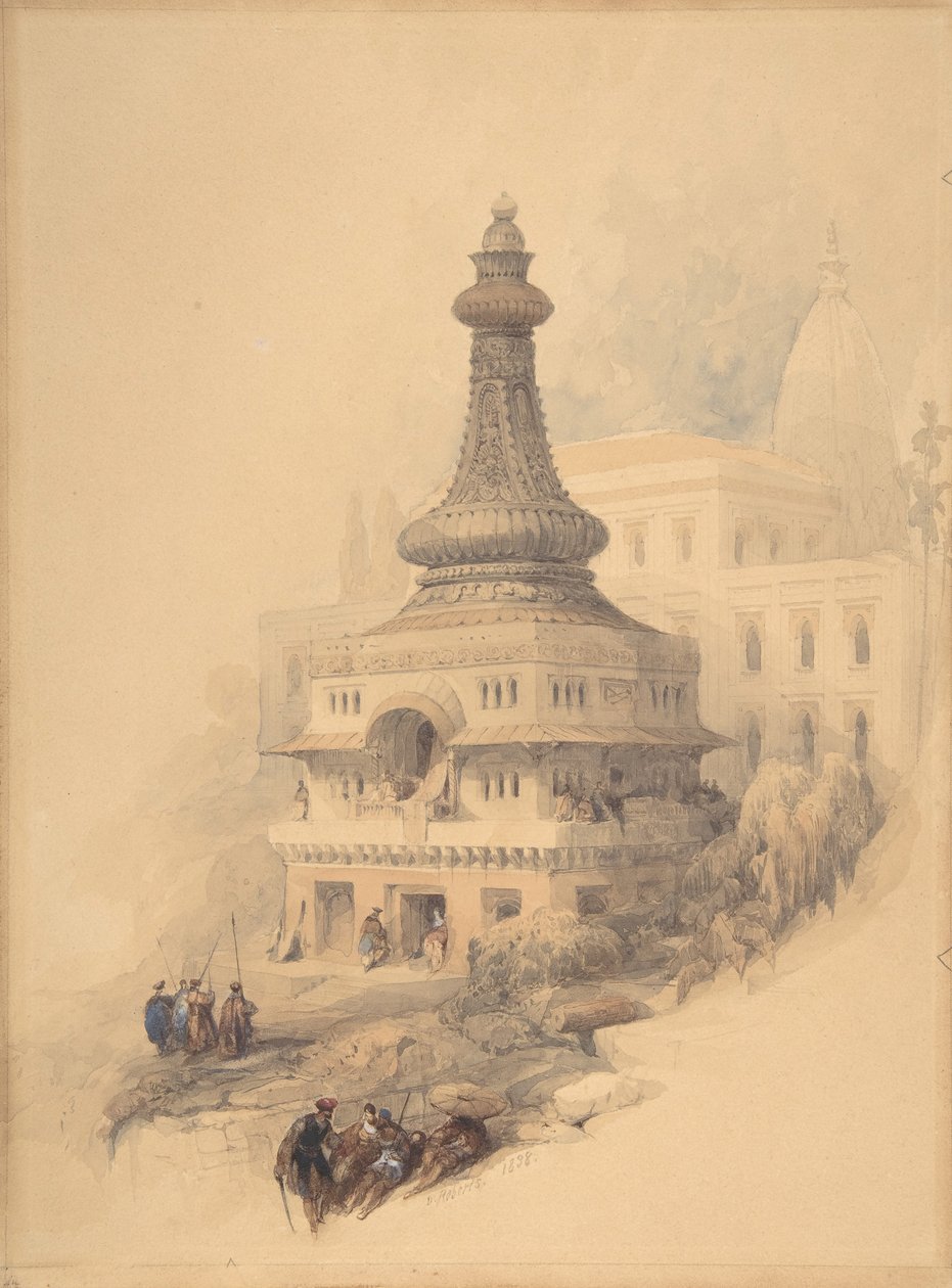 Itämainen kohtaus, 1838. tekijältä David Roberts