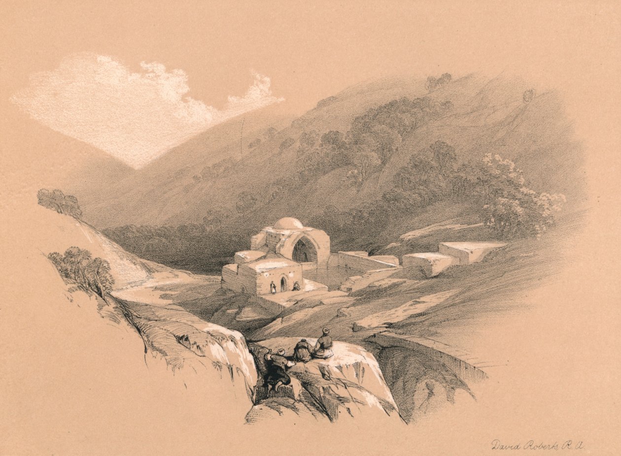 Jobin lähde, 1855 tekijältä David Roberts