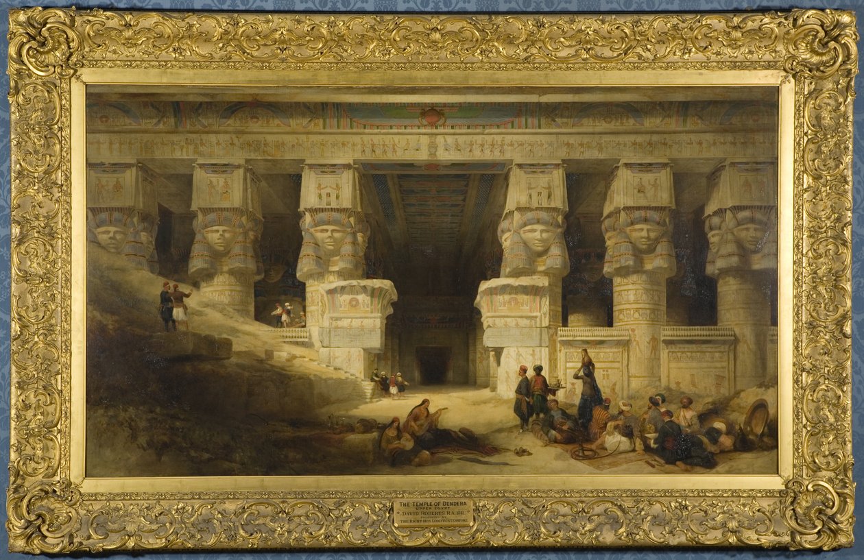 Denderan temppeli, Ylä-Egypti tekijältä David Roberts