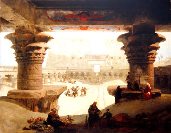 Edfoun temppeli, Ylä-Egypti tekijältä David Roberts