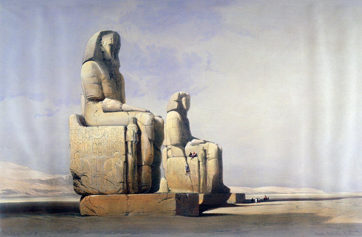 Thebes, 4. joulukuuta 1838, 1800-luku tekijältä David Roberts