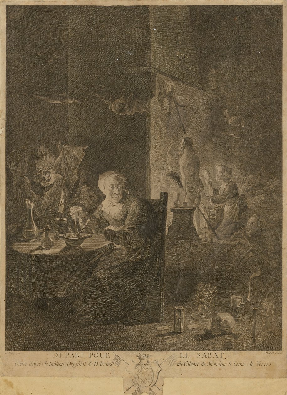 Lähtö Sabatiin tekijältä David Teniers