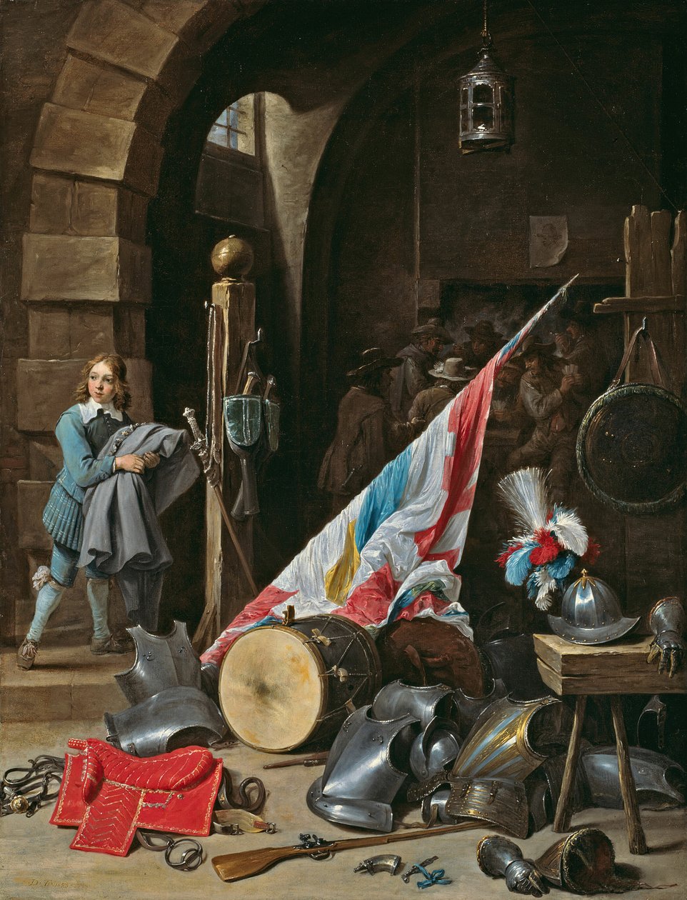 Vartijatalo, 164050. tekijältä David Teniers II