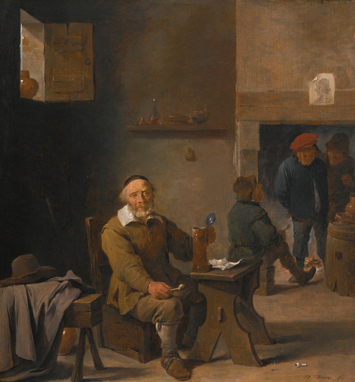 Talonpojat majatalossa tekijältä David Teniers the Younger