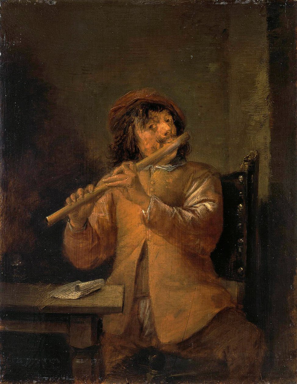 Huilisti, 1630-luku. tekijältä David Teniers the Younger