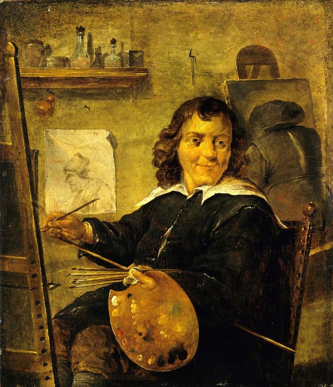 Taidemaalari työhuoneessaan tekijältä David Teniers the Younger