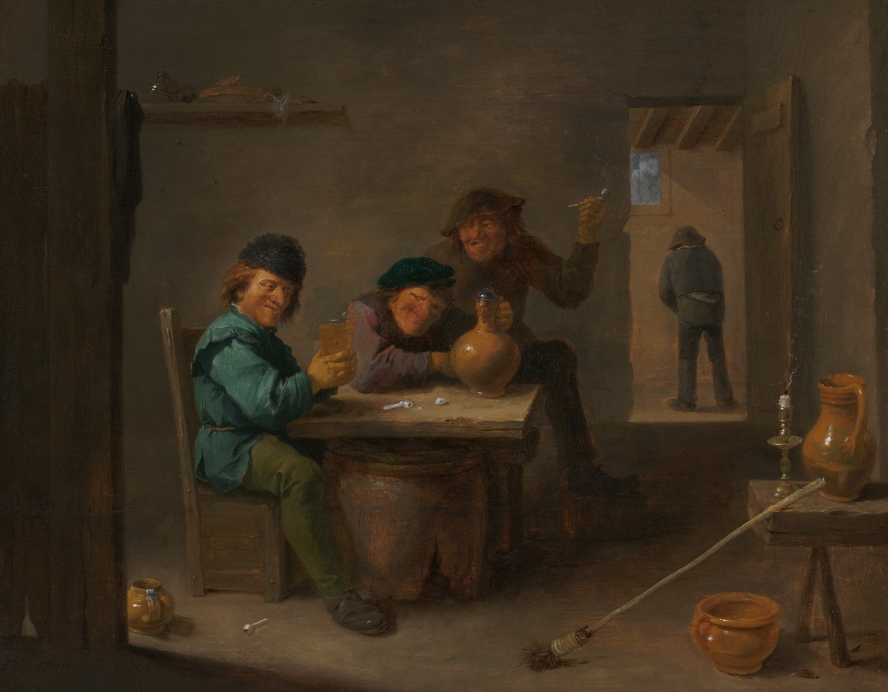 Talonpojat tavernassa tekijältä David Teniers the Younger