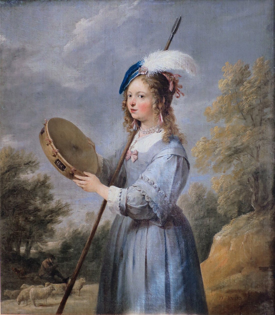Paimentolaisnainen tekijältä David Teniers the Younger