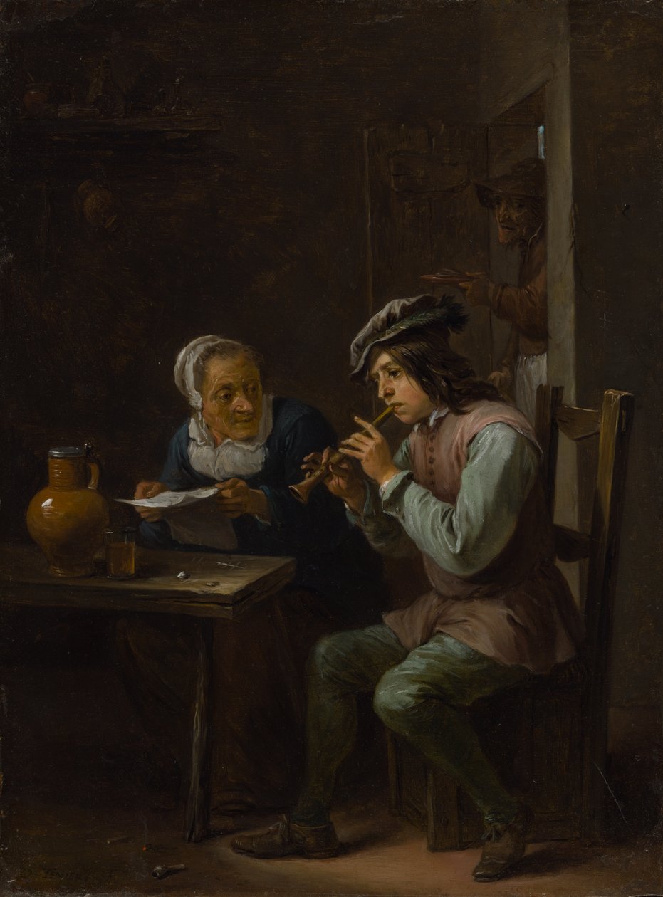 Flageolet-soitin tekijältä David Teniers the Younger