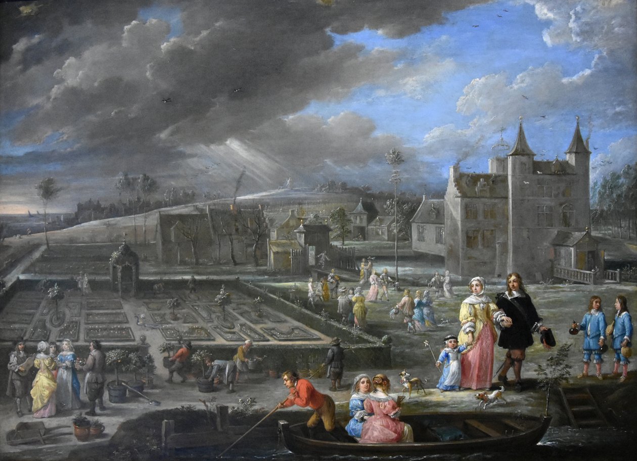 Neljä vuodenaikaa (kevät) tekijältä David Teniers the Younger