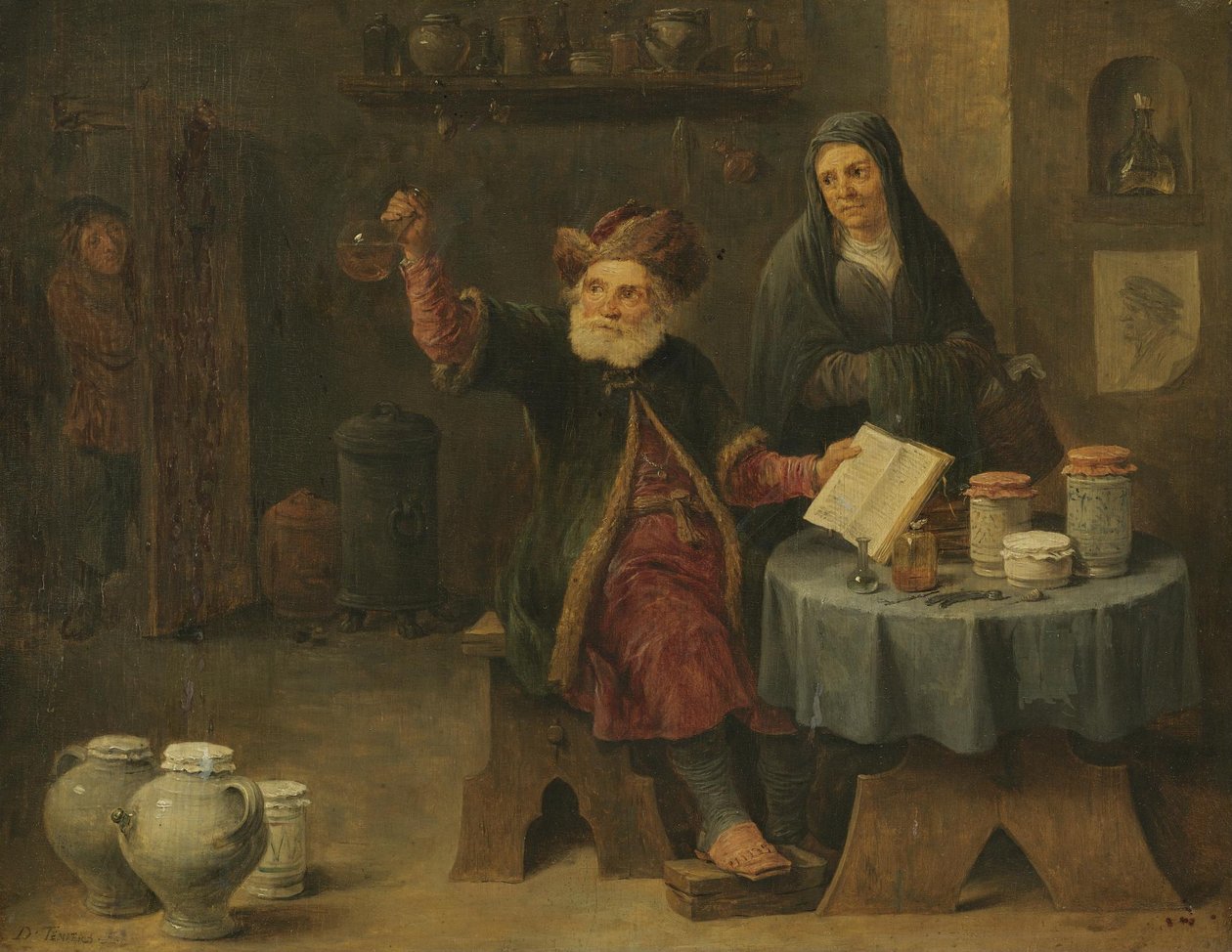 Käynti lääkärin luona tekijältä David Teniers the Younger