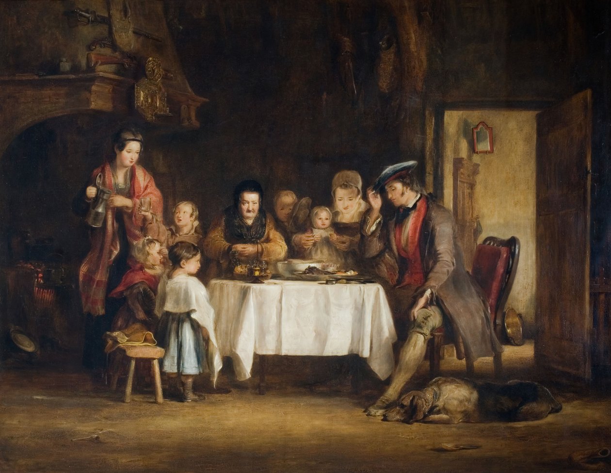 Grace Before Meat, 1839. tekijältä David Wilkie