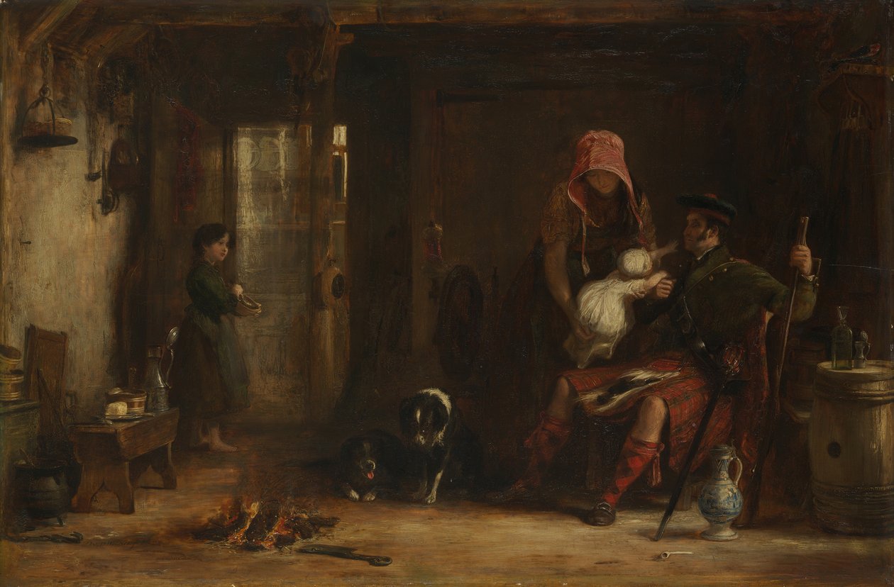 Ylämaan perhe, 1824. tekijältä David Wilkie