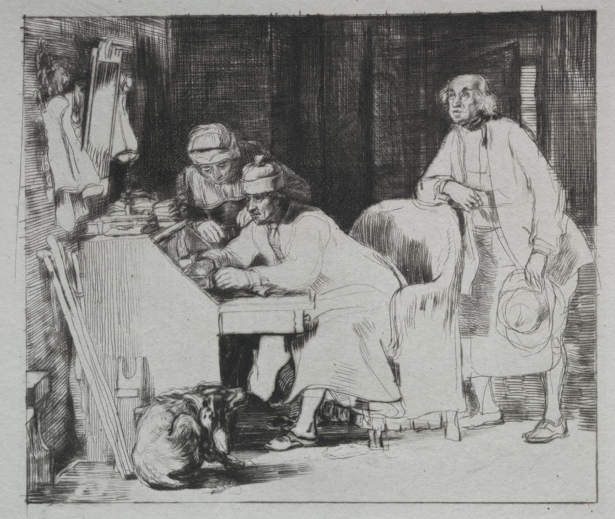 Kadonnut kuitti, 1824. tekijältä David Wilkie