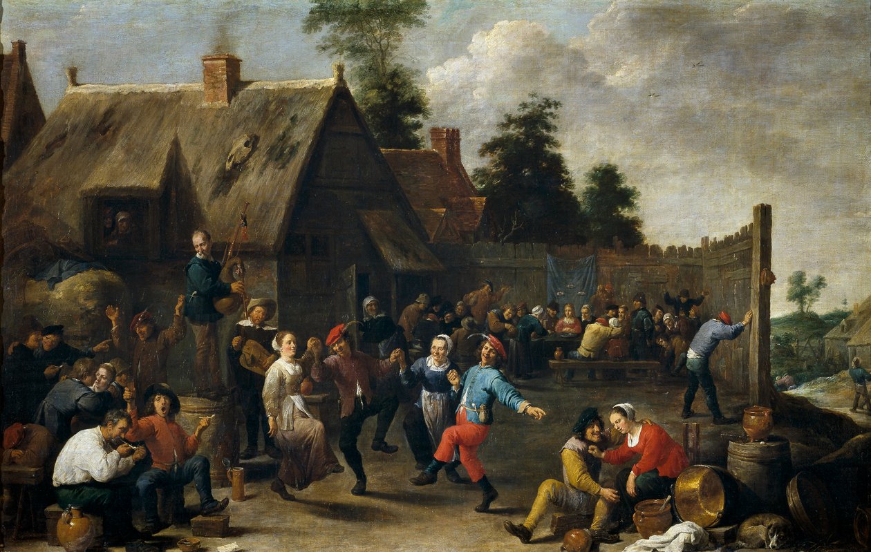 Kyläjuhla ja juhla tekijältä David the Younger Teniers